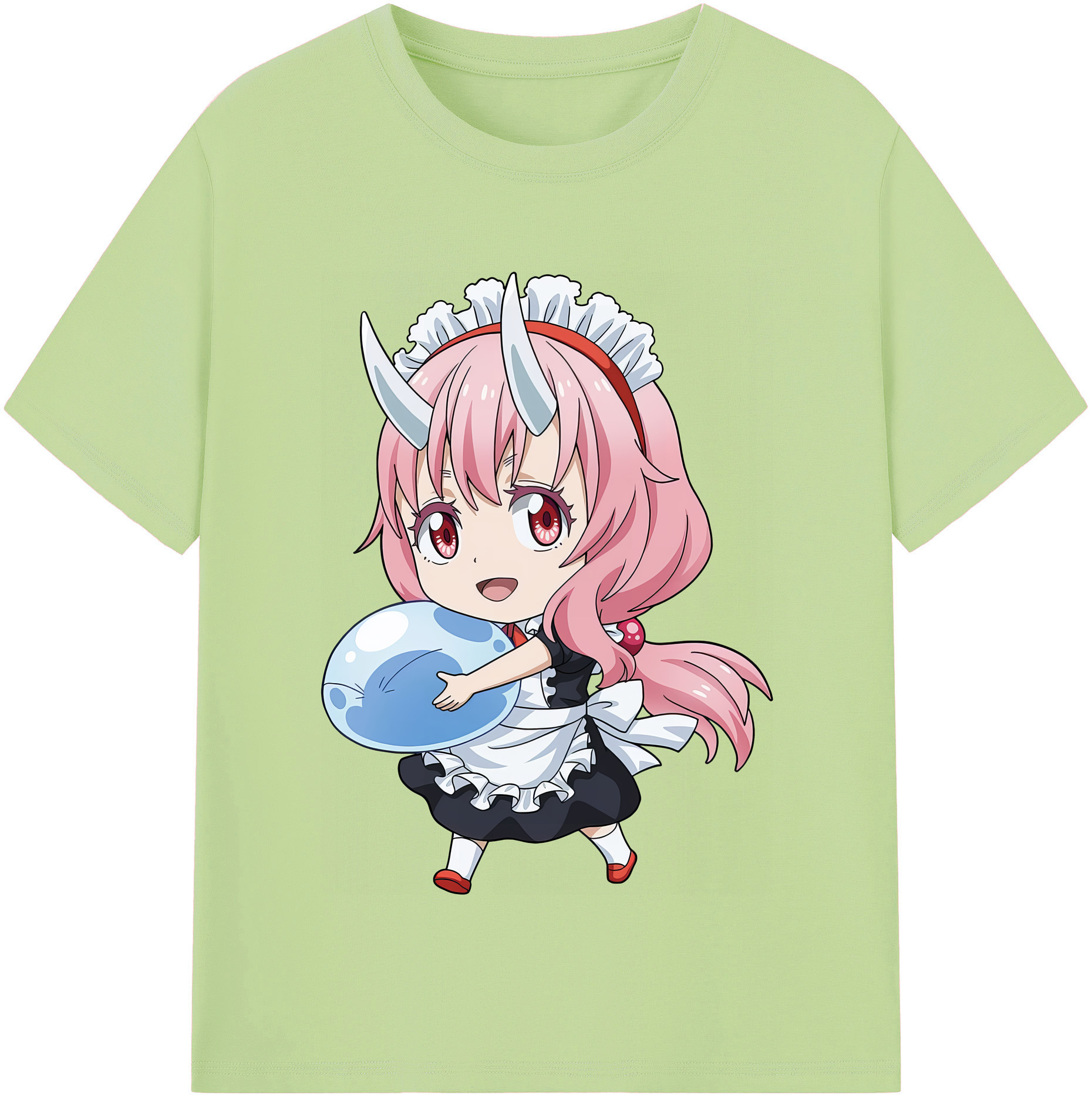 （画像用） 転スラ Regarding Reincarnated to Slime 綿100％半袖Tシャツ（フロントプリント）